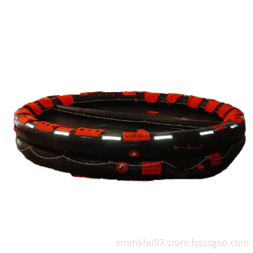 Marine reversible open reversible inflatable life raft SOLAS approved